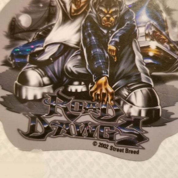 '02 Street Breed prism vending mach sticker "Road Dawg" #14 - Picture 4 of 6